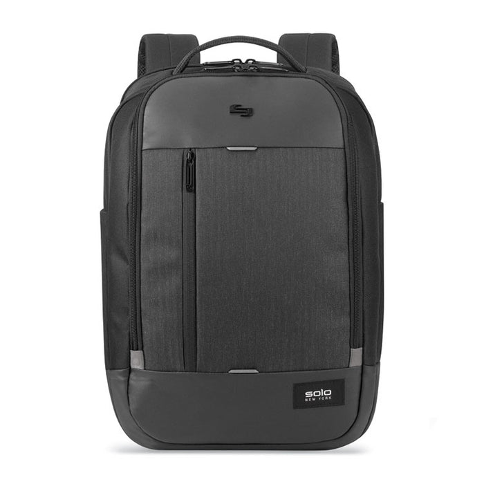 Magnitude Backpack, Fits Devices Up to 17.3", Polyester, 12.5 x 6 x 18.5, Black Herringbone