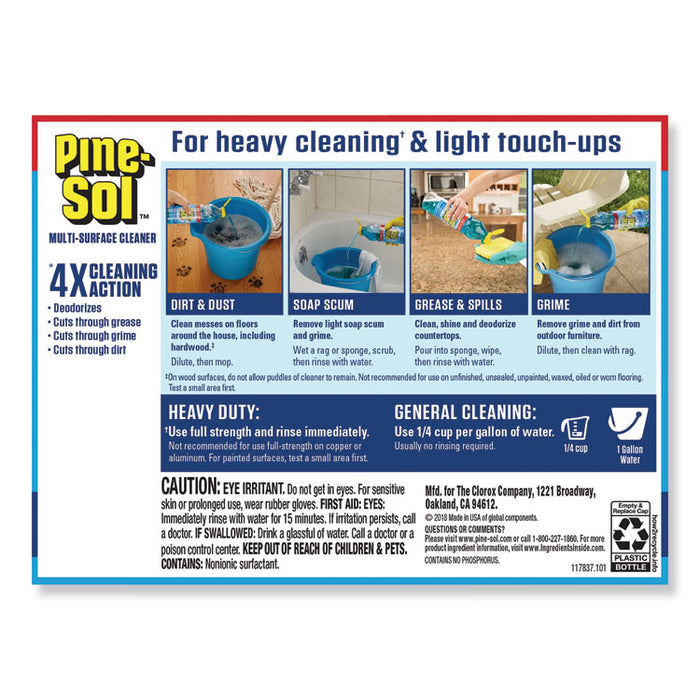 Multi-Surface Cleaner, Sparkling Wave, 60 oz, 6 Bottles/Carton