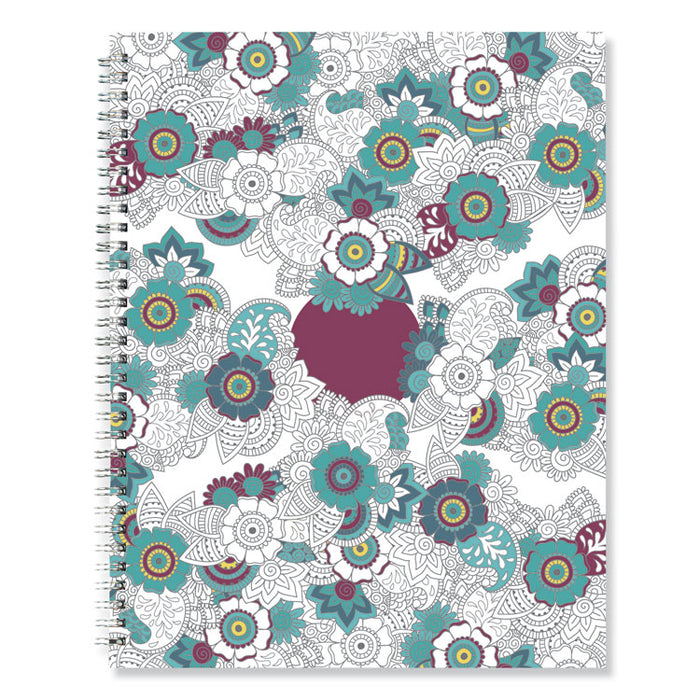 Doodleplan Weekly/Monthly Appointment Book, 11 x 8 1/2, Botanica, 2020