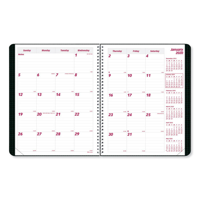 DuraFlex 14-Month Planner, 11 x 8.5, Black Cover, 14-Month (Dec to Jan): 2022 to 2024