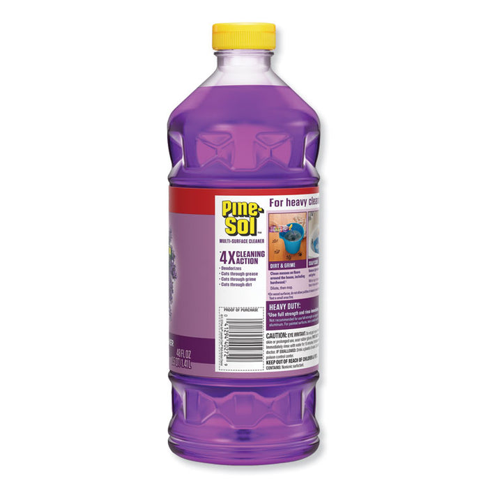 Multi-Surface Cleaner, Lavender, 48oz Bottle, 8/Carton