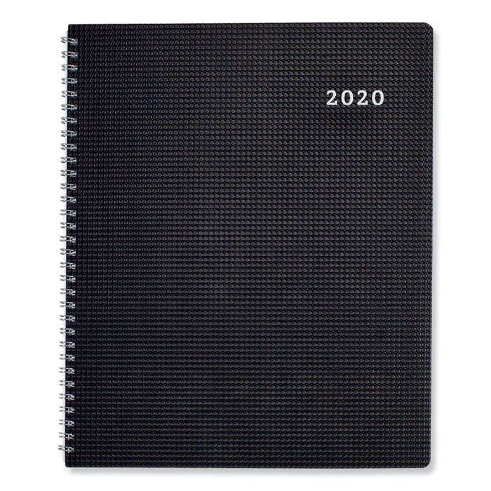 DuraFlex Weekly Planner, 11 x 8.5, Black Cover, 12-Month (Jan to Dec): 2023