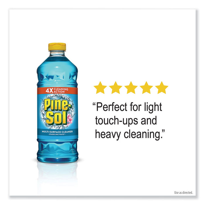 Multi-Surface Cleaner, Sparkling Wave, 60 oz, 6 Bottles/Carton