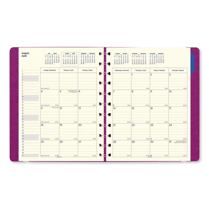 Soft Touch 17-Month Planner, 10.88 x 8.5, Fuchsia Cover, 17-Month (Aug to Dec): 2022 to 2023