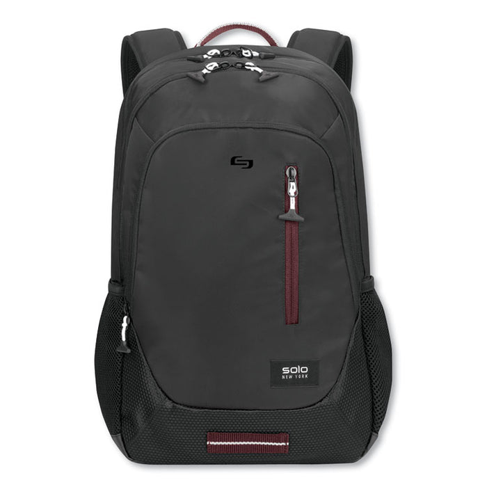 Region Backpack, For 15.6" Laptops, 13 x 5 x 19, Black