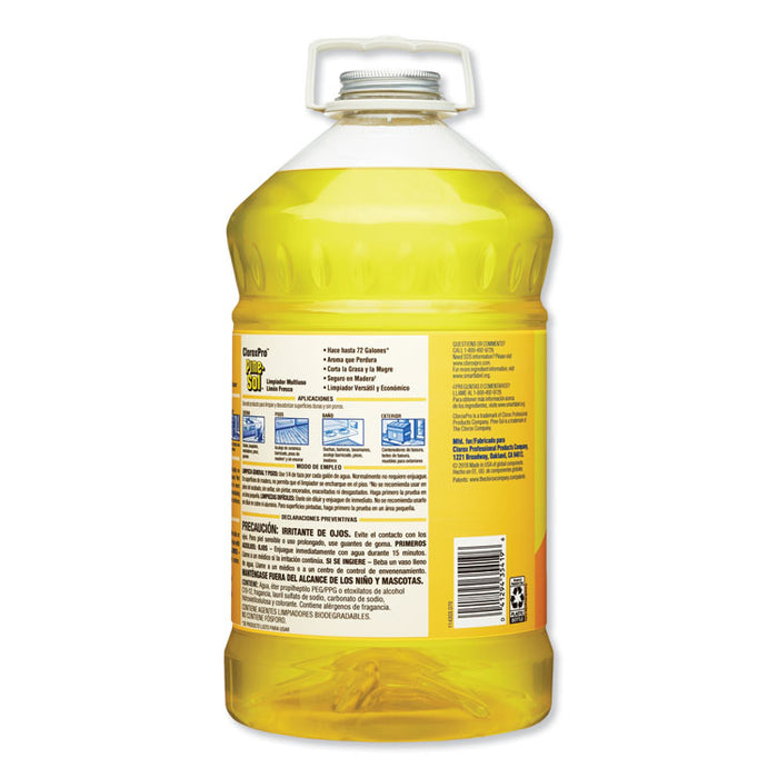 All Purpose Cleaner, Lemon Fresh, 144 oz Bottle, 3/Carton