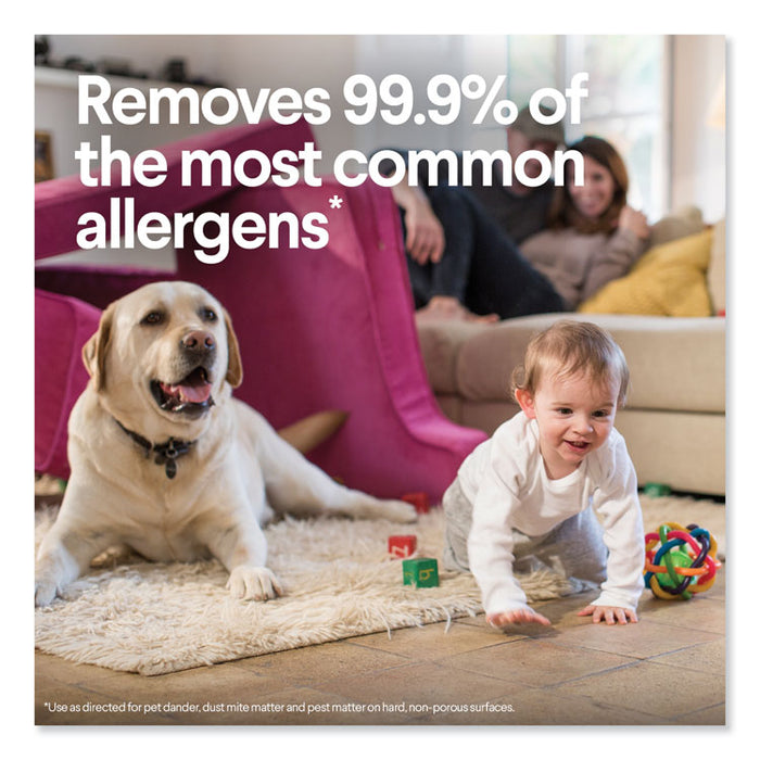 Disinfecting Wipes, 7 x 8, Crisp Lemon, 35/Canister, 12/Carton