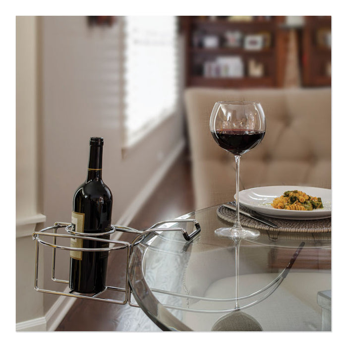 Wine By Your Side, Steel Frame/Red Wine Adapter/Ice Bucket, 161.06 cu in, Stainless Steel