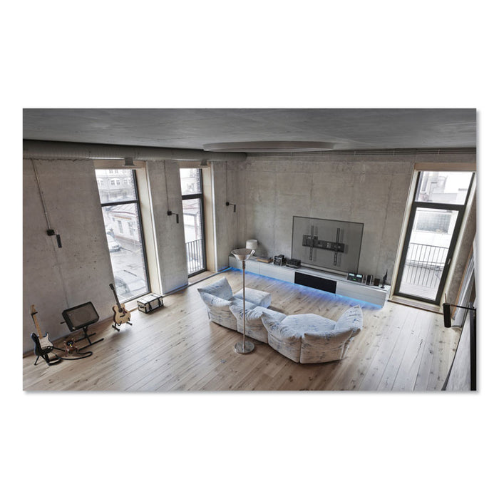 Full-Motion TV Wall Mount for Monitors 32" to 55", 17.1w x 9.8d x 16.9h