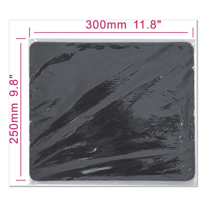 Large Mouse Pad, 9.87 x 11.87, Black