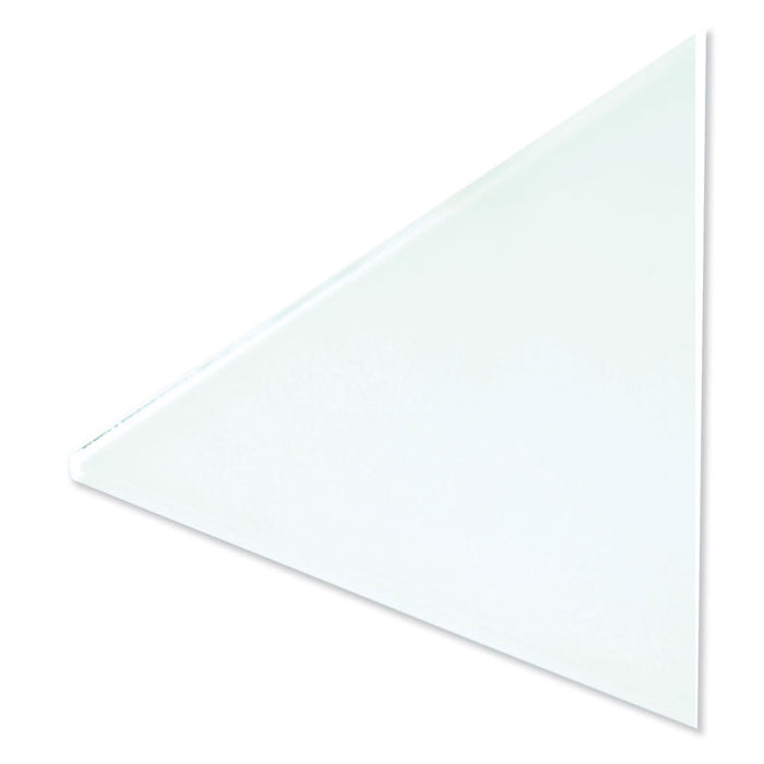 Floating Glass Dry Erase Board, 36 x 24, White