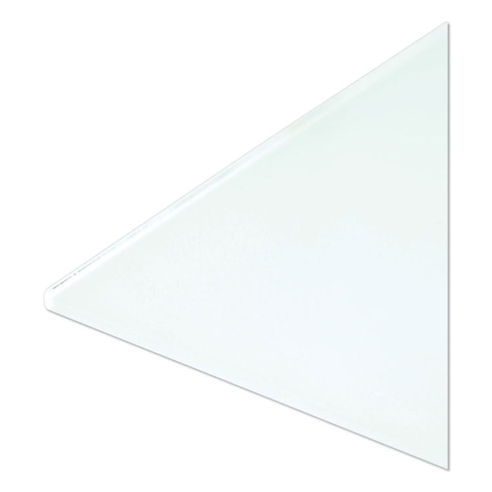 Floating Glass Dry Erase Board, 48 x 36, White
