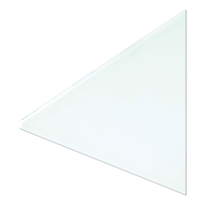 Floating Glass Dry Erase Board, 72 x 48, White