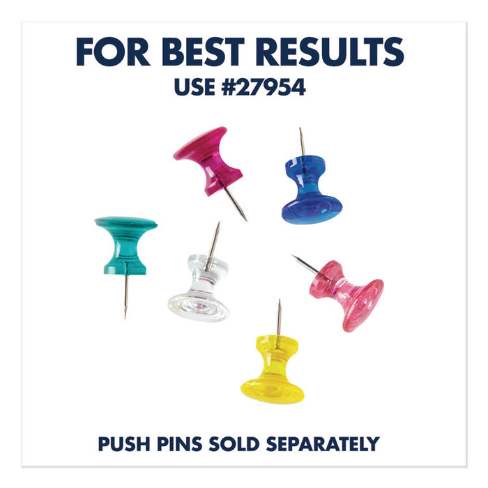 Classic Series Cork Bulletin Board, 60 x 36, Silver Aluminum Frame