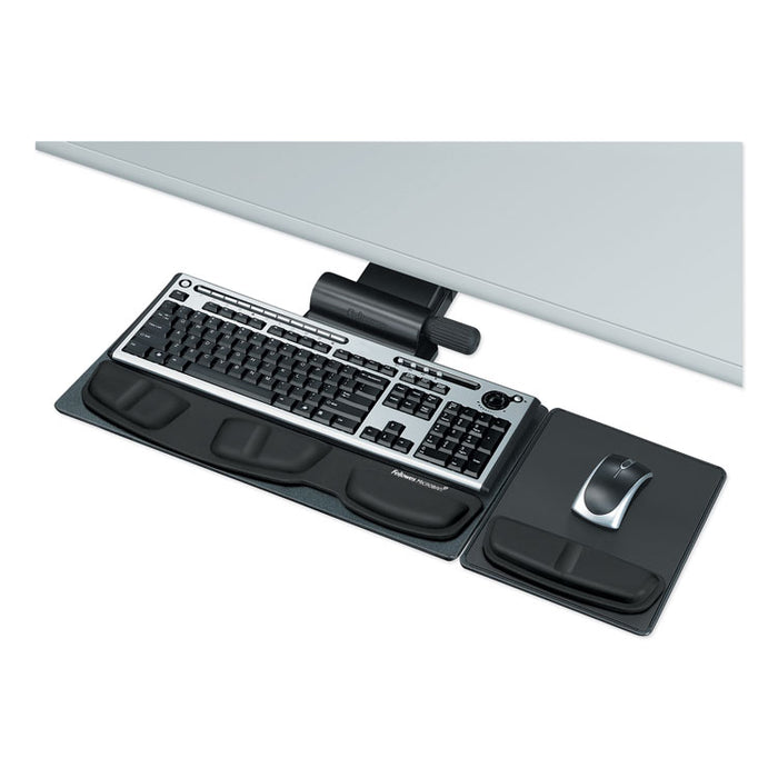 Professional Premier Series Adjustable Keyboard Tray, 19w x 10.63d, Black