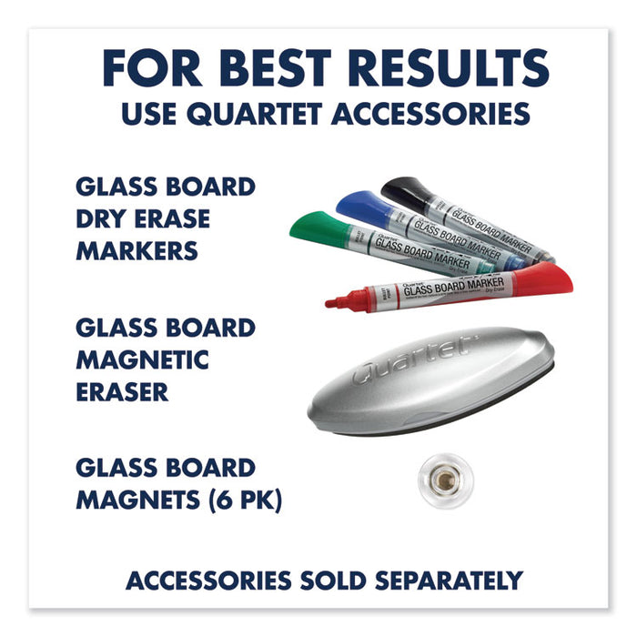 Infinity Magnetic Glass Marker Board, 24 x18, White
