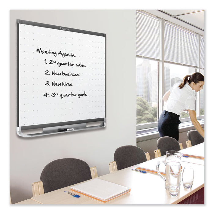 Prestige 2 Magnetic Total Erase Whiteboard, 48 x 36, Graphite Frame