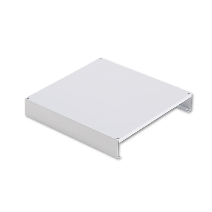 Stackable Steel 2 Inch Monitor Riser, 11 7/8 x 11 7/8d, Pearl Gray