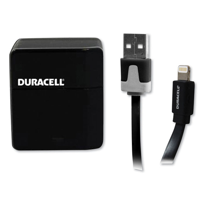 Hi-Performance Wall Charger for iPad; iPhone; iPod, Lightning Connector, Folding Prong