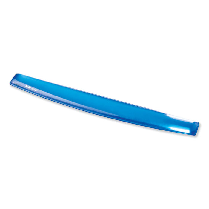 Gel Crystals Keyboard Wrist Rest, 18.5 x 2.25, Blue