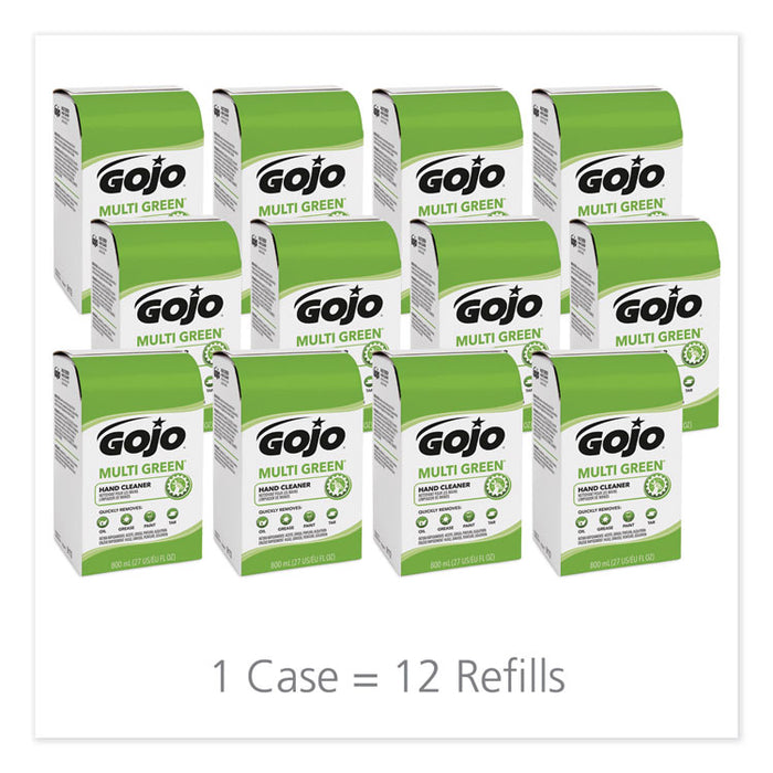 MULTI GREEN Hand Cleaner 800 mL Bag-in-Box Dispenser Refill, Citrus, 12/Carton