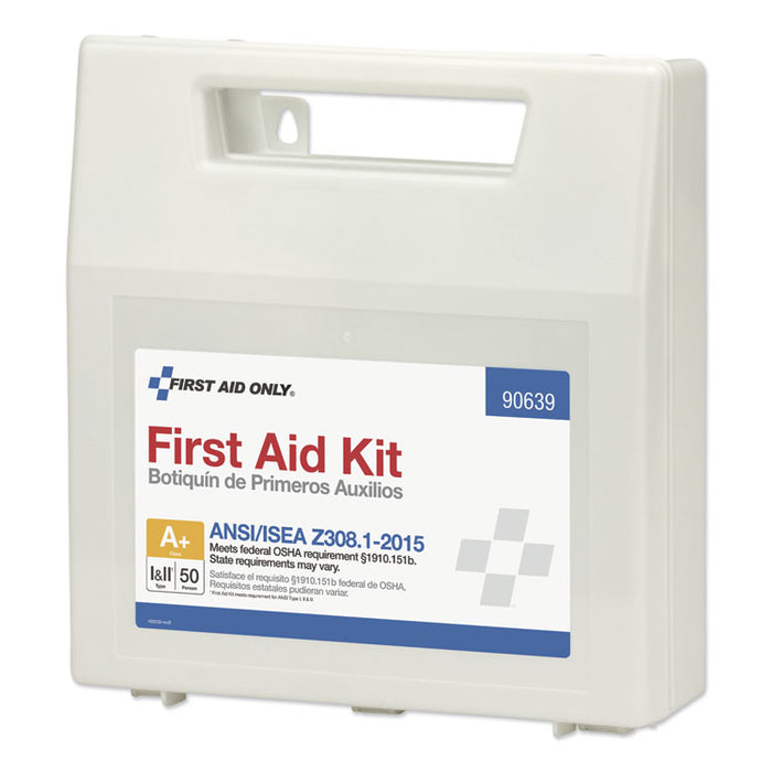 ANSI Class A+ First Aid Kit for 50 People, 183 Pieces