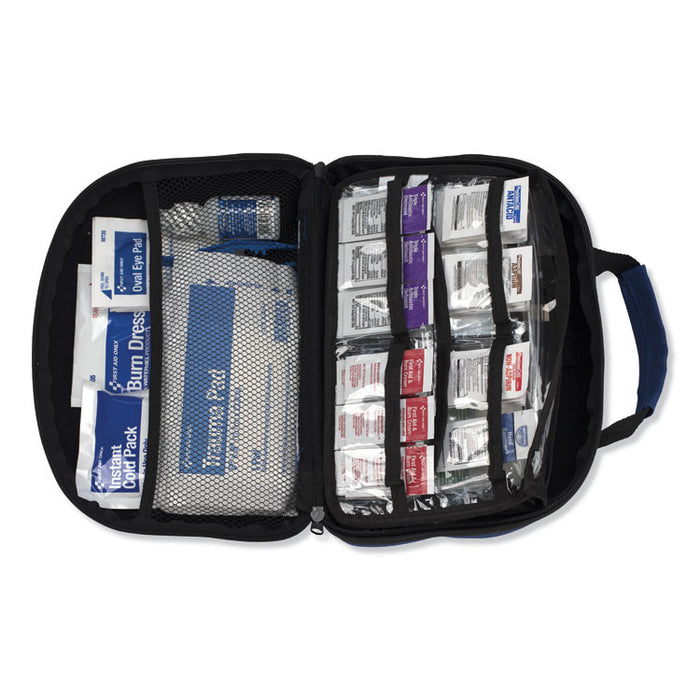 Bulk ANSI 2015 Compliant First Aid Kit, 211 Pieces, Fabric Case