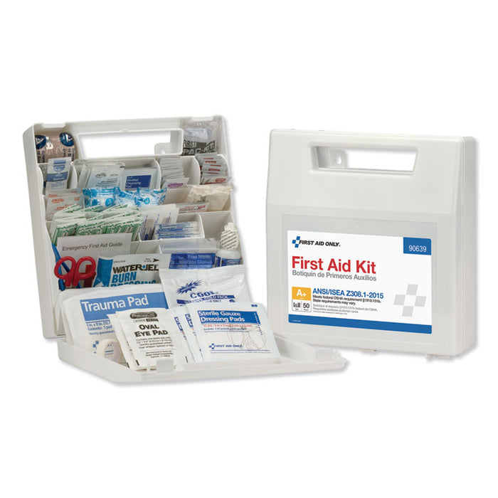 ANSI Class A+ First Aid Kit for 50 People, 183 Pieces
