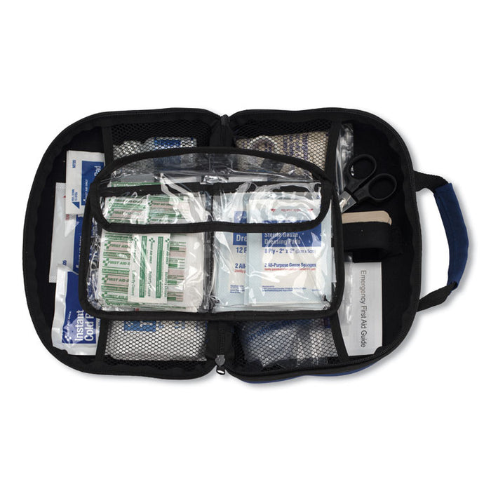 Bulk ANSI 2015 Compliant First Aid Kit, 211 Pieces, Fabric Case