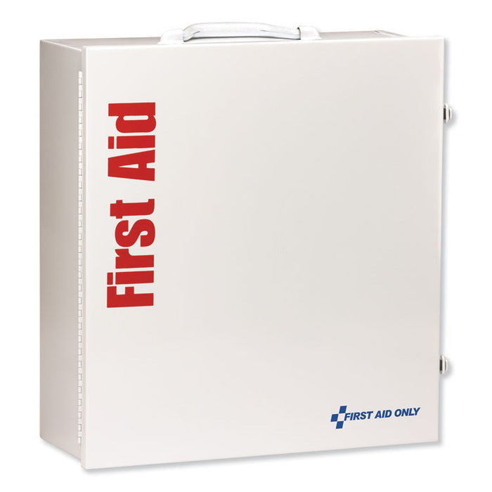 ANSI 2015 Class A+ Type I and II Industrial First Aid Kit 100 People, 676 Pieces, Metal Case
