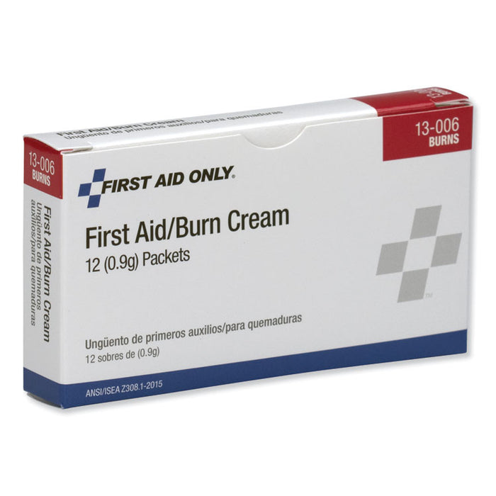 First Aid Kit Refill Burn Cream Packets, 12/Box