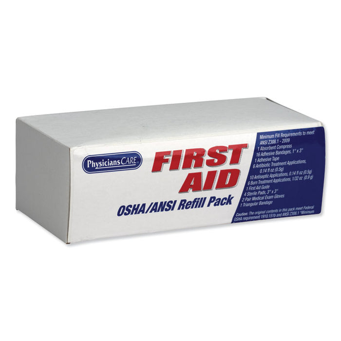 OSHA First Aid Refill Kit, 41 Pieces/Kit