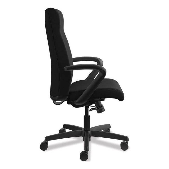 Ignition Series Executive High-Back Chair, Supports up to 300 lbs., Black Seat/Black Back, Black Base