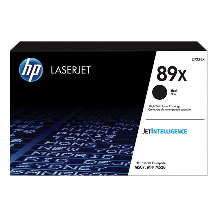 HP 89X, (CF289X) High-Yield Black Original LaserJet Toner Cartridge