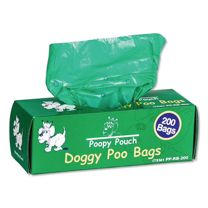 Universal Pet Waste Bags, 17 microns, 8" x 13", Green, 2,000/Carton