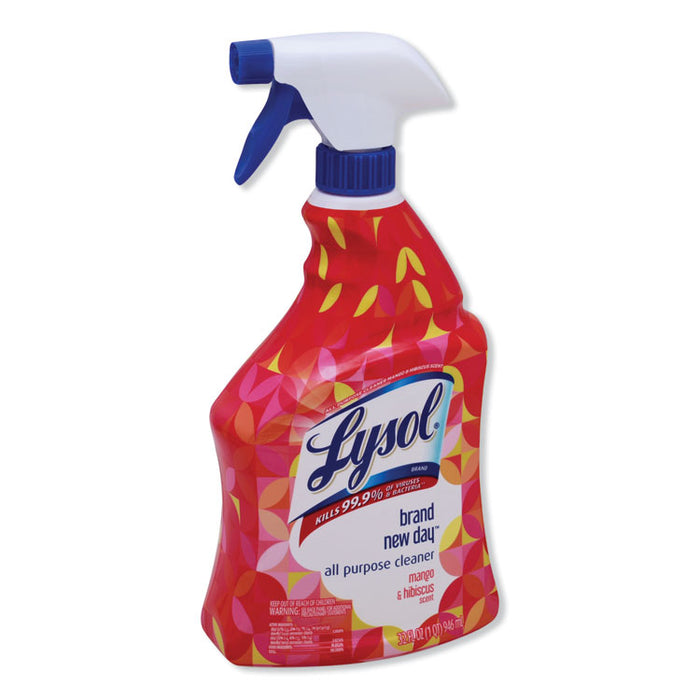 Ready-to-Use All-Purpose Cleaner, Mango & Hibiscus, 32 oz Spray Bottle, 9/Carton
