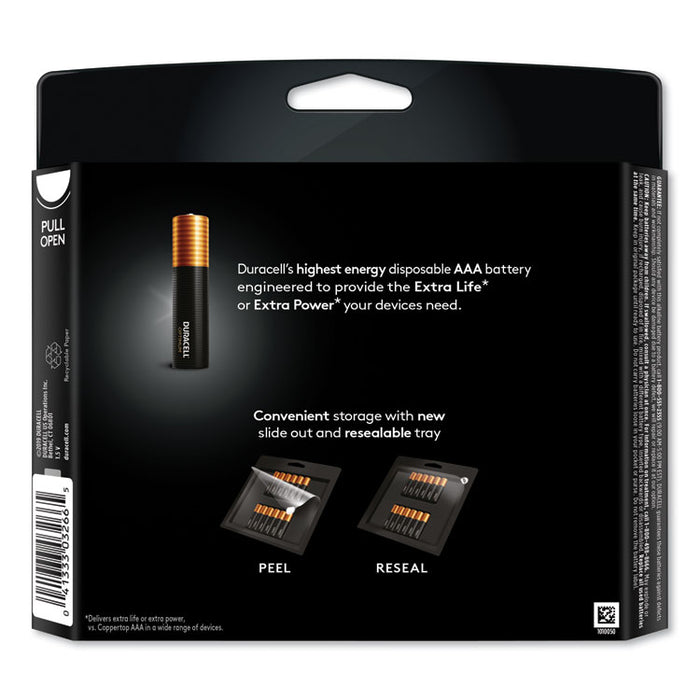 Optimum Alkaline AAA Batteries, 12/Pack