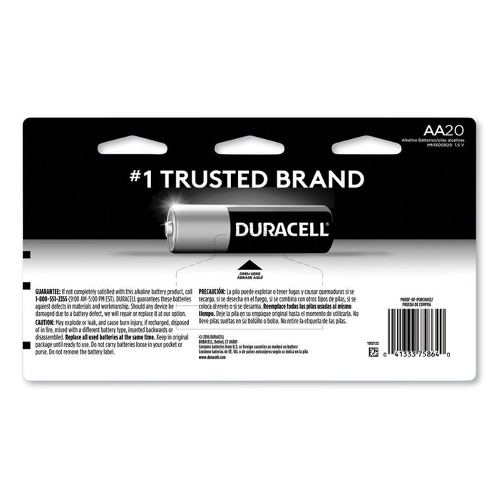 CopperTop Alkaline AA Batteries, 20/Pack