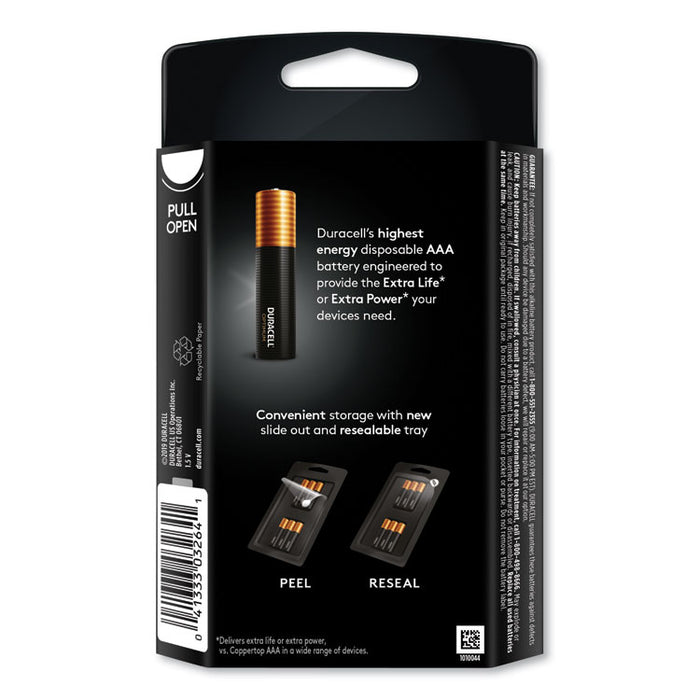 Optimum Alkaline AAA Batteries, 6/Pack
