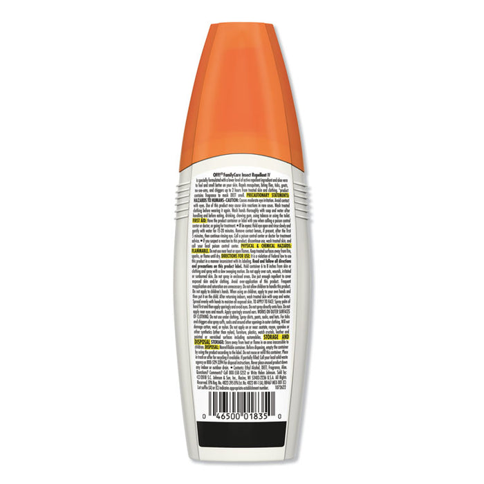 FamilyCare Unscented Spray Insect Repellent, 6 oz Spray Bottle, 12/Carton
