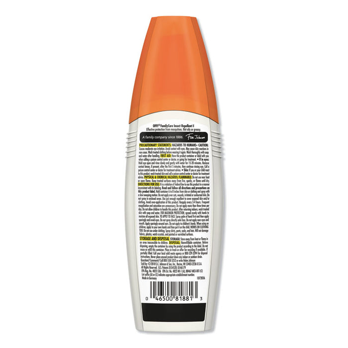 FamilyCare Unscented Spray Insect Repellent, 6 oz Spray Bottle