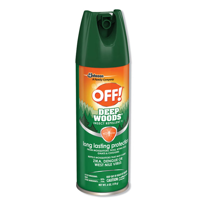 Deep Woods Insect Repellent, 6oz Aerosol, 12/Carton