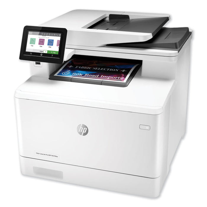 Color LaserJet Pro MFP M479fdw Wireless Multifunction Laser Printer, Copy/Fax/Print/Scan