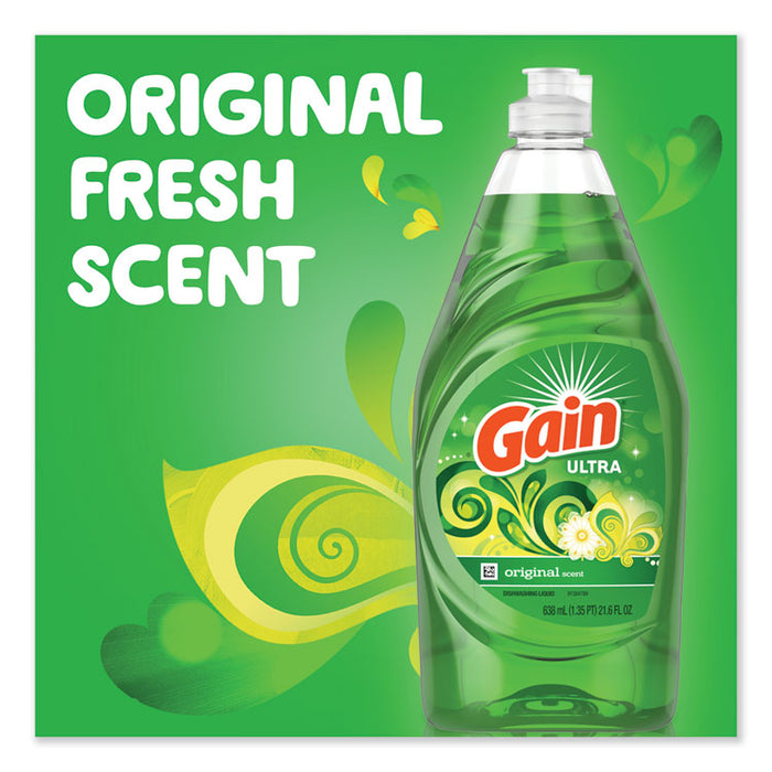 Dishwashing Liquid, Gain Original, 38 oz Bottle, 8/Carton