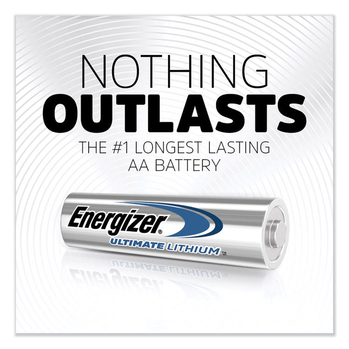 Ultimate Lithium AA Batteries, 1.5V, 12/Pack