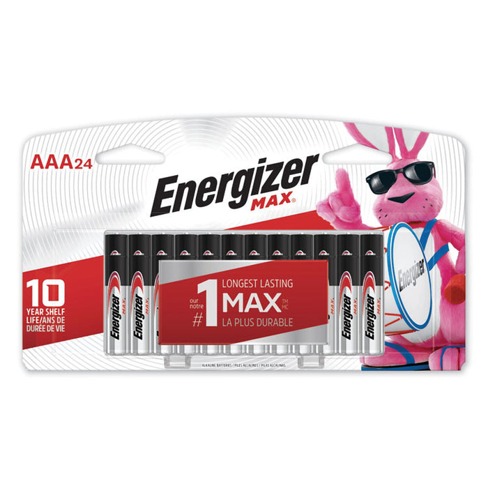 MAX Alkaline AAA Batteries, 1.5 V, 24/Pack