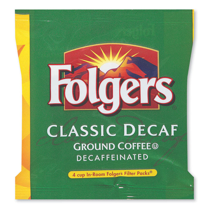 Coffee Filter Packs, Decaffeinated, In-Room Lodging, .6 oz, 200/Carton