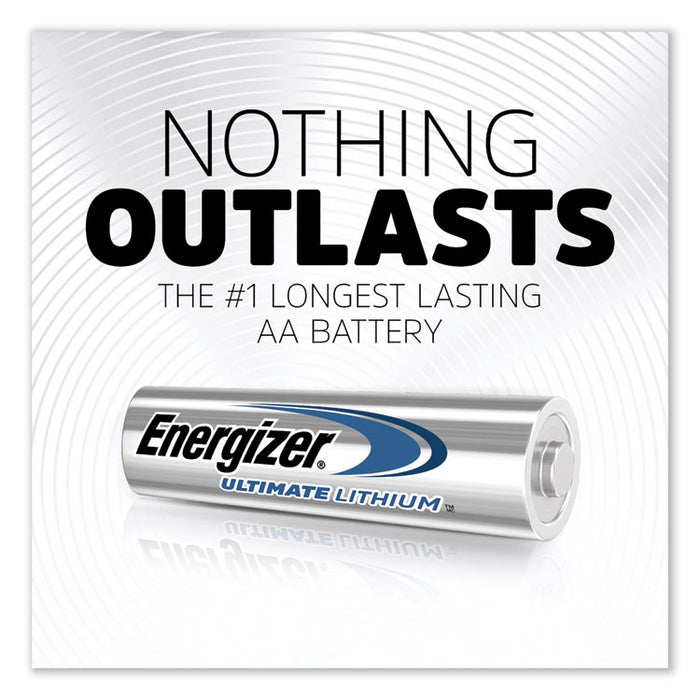 Ultimate Lithium AA Batteries, 1.5 V, 4/Pack