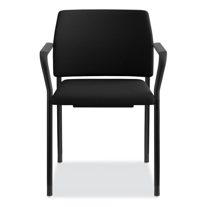 Accommodate Series Guest Chair, 23.25" x 21" x 32", Black Seat/Black Back, Black Base, 2/Carton