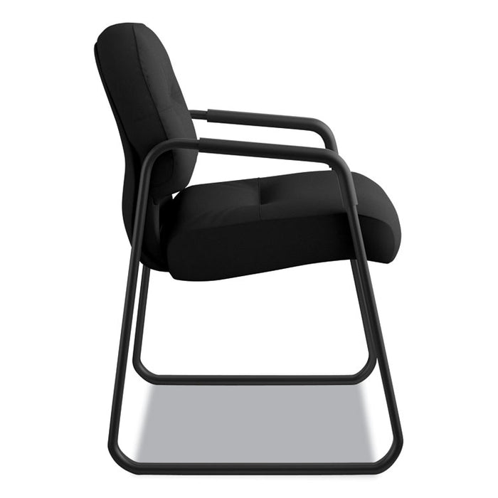 Pillow-Soft 2090 Series Guest Arm Chair, 23.25" x 28" x 36", Black